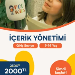 Giriş Seviye İçerik Yönetimi Kursu (9 - 14 Yaş)